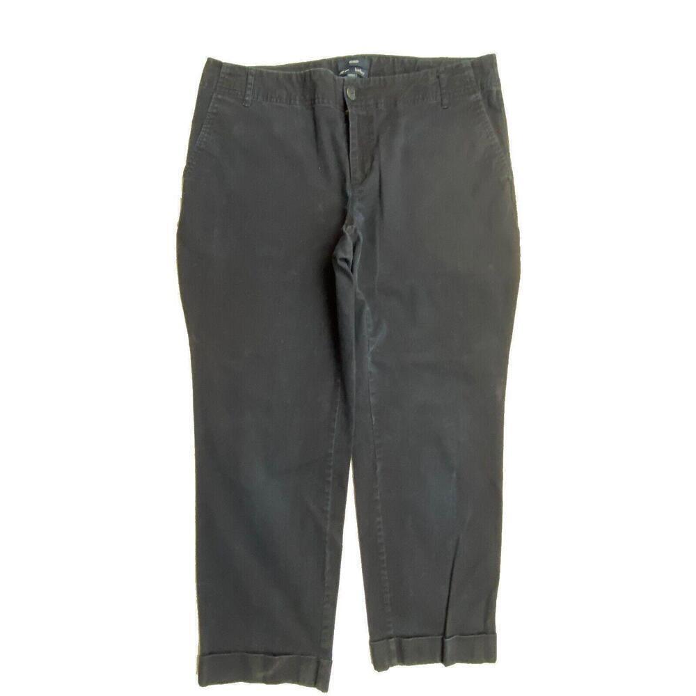 Gap Hadley Stretch Cropped Women's size 12 Dark Navy Blue Pants‎